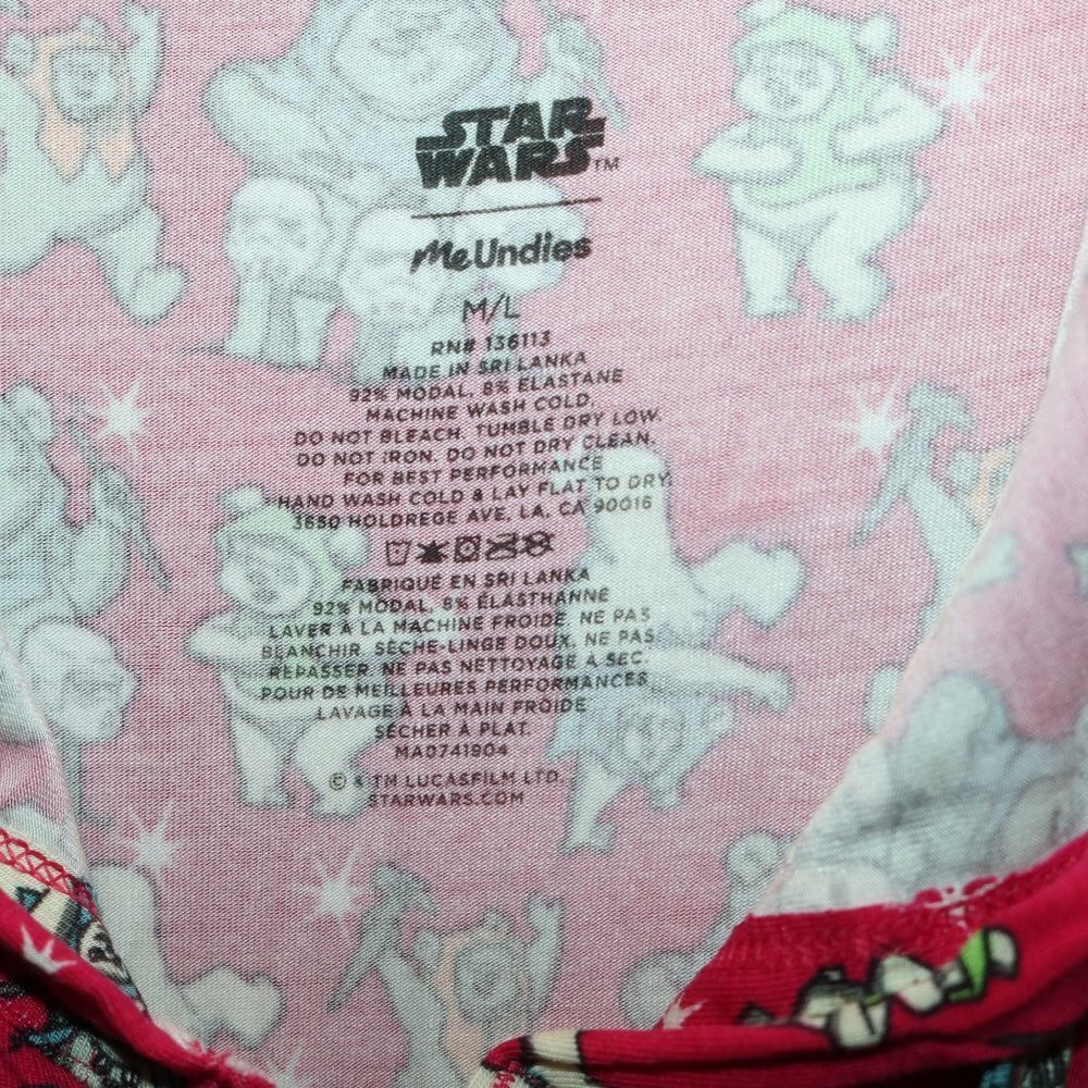 MeUndies Disney Star Wars Ewoks onesie unisex w/hood size M/L NWOT - LAST ONE - Picture 3 of 8